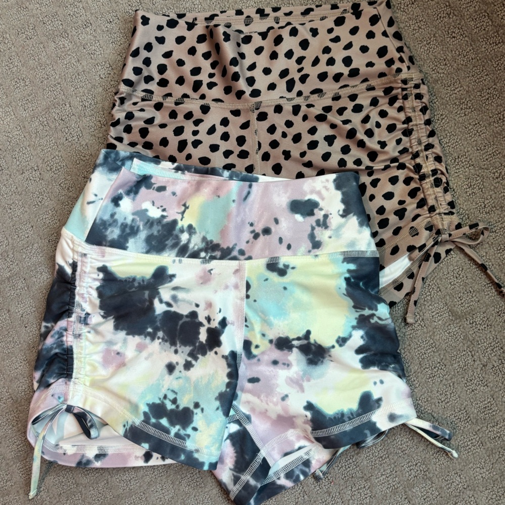 NWOT Hollister Gilly Hicks Tie-Dye and Animal Print High-Waist Women’s Shorts